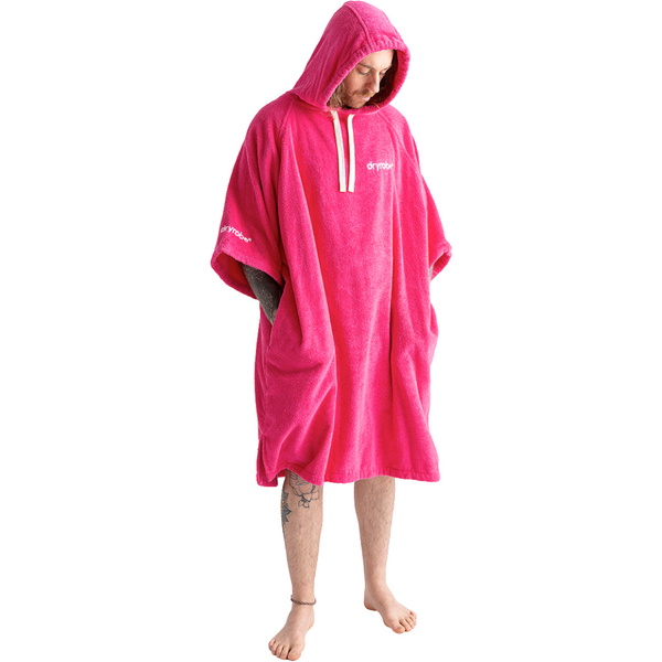 2026 Dryrobe Organic Towel Change Robe ORGANICTCRHP - Hot Pink